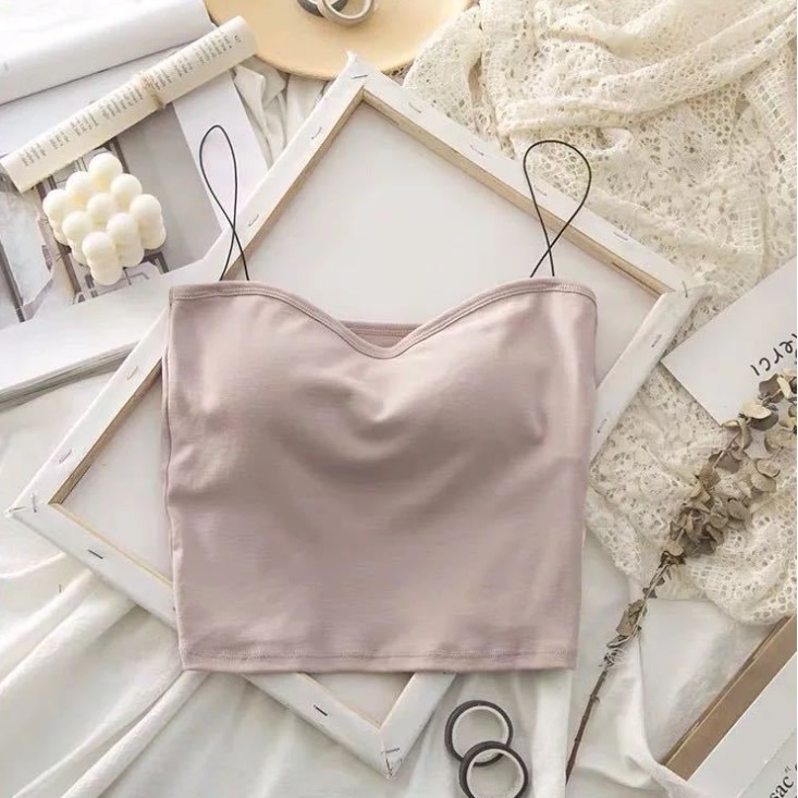 [TOYOU SHOP L12] TANKTOP BRA WITH CUP | BH SINGLET WANITA | ATASAN WANITA| BAHAN HALUS | PAKAIAN DALAM WANITA | FASHION WANITA