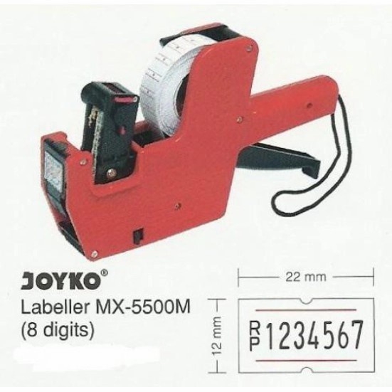

Labeller / Alat Label Harga Joyko MX-5500M / 8 Digits