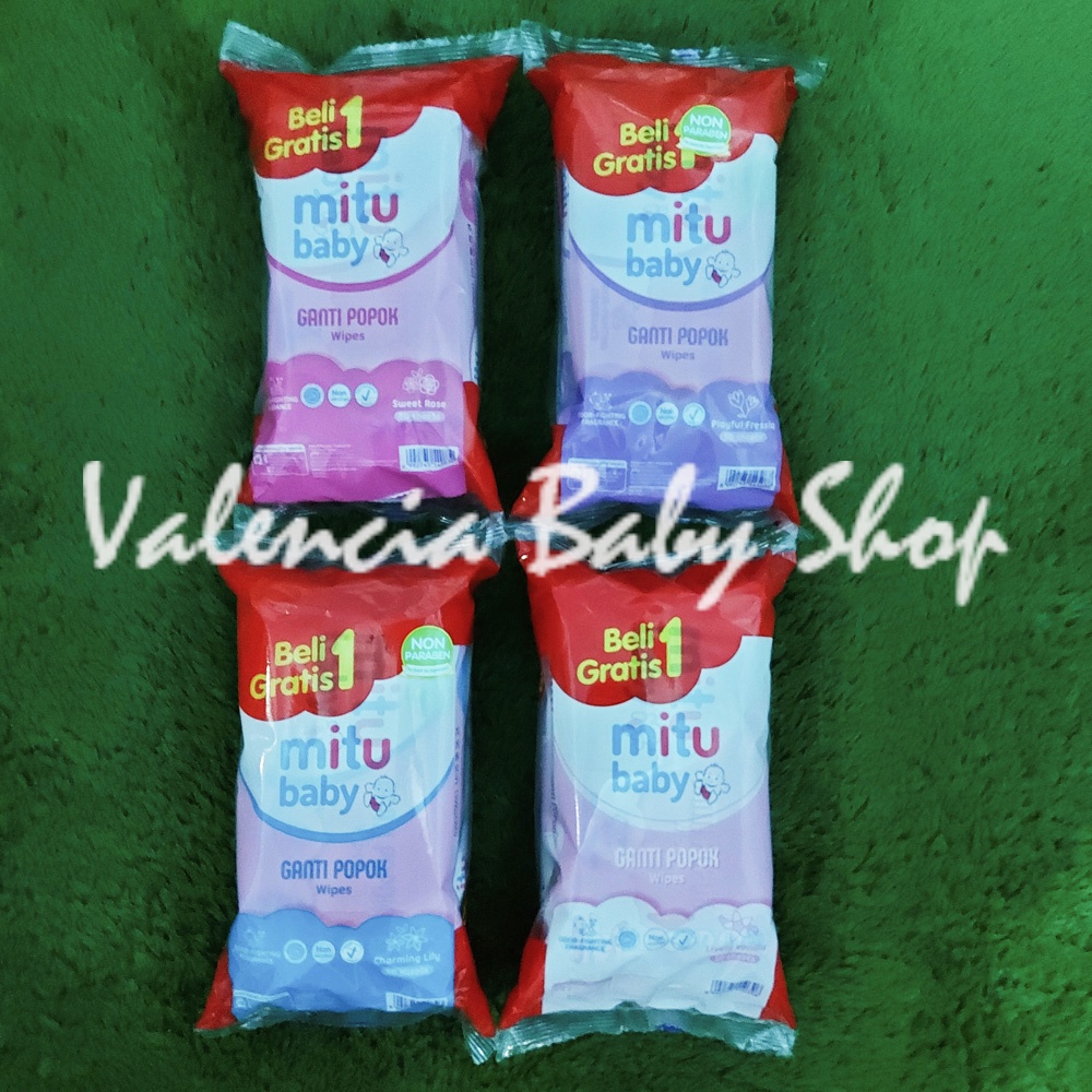 Mitu Baby Tisu Basah Ganti Popok 50'S Beli 1 Gratis 1 - Tisu Basah Bayi