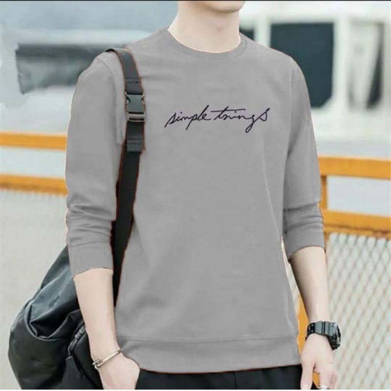 BAju lengan panjang pria SIMPLE THING Kaos Distro Keren