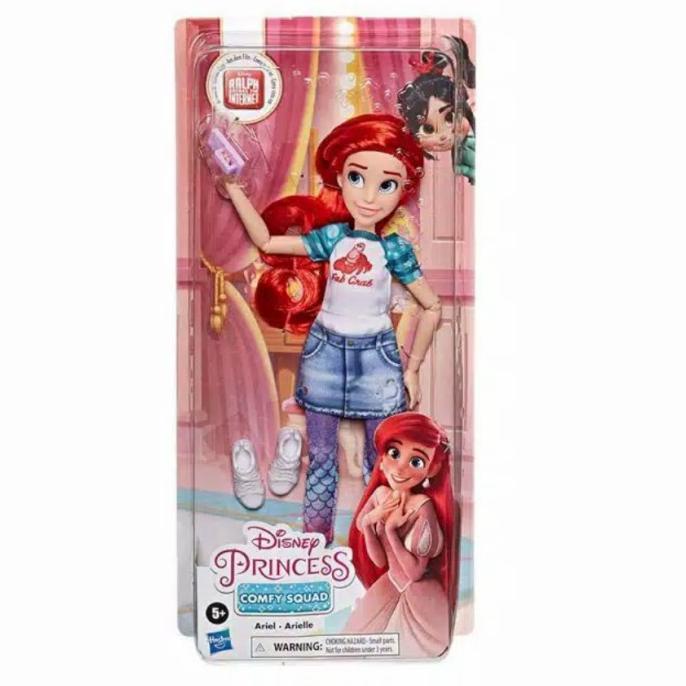 Boneka Barbie Disney Princess Comfy Squad Ariel Mermaid Original Sale