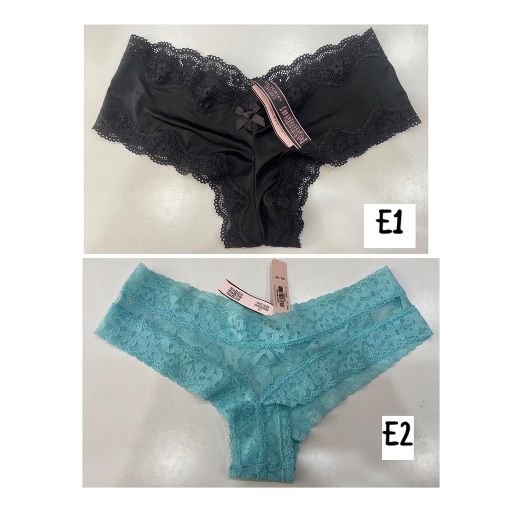 VICTORIA SECRET VS PANTIES - CHEEKY &amp; THONGS STYLE [SIZE XS] / Celana Dalam Wanita