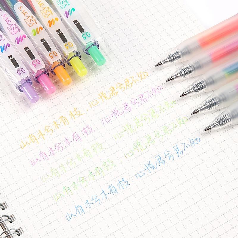 Pulpen SARASA Marble Color 0.5 (ORI) Clip Gel Ink Pen 0,5 Pena Tinta