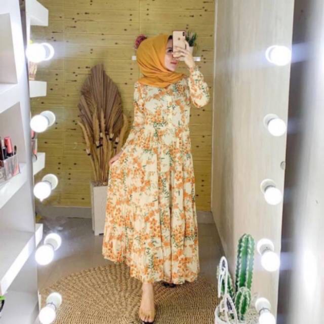 Dress Floral Zara Premium Import BKK Bangkok /