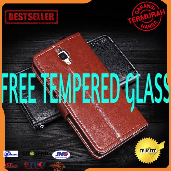 CASING HP XIAOMI MI9 SE REALME 3 PRO LEATHER KULIT DOMPET WALLET
