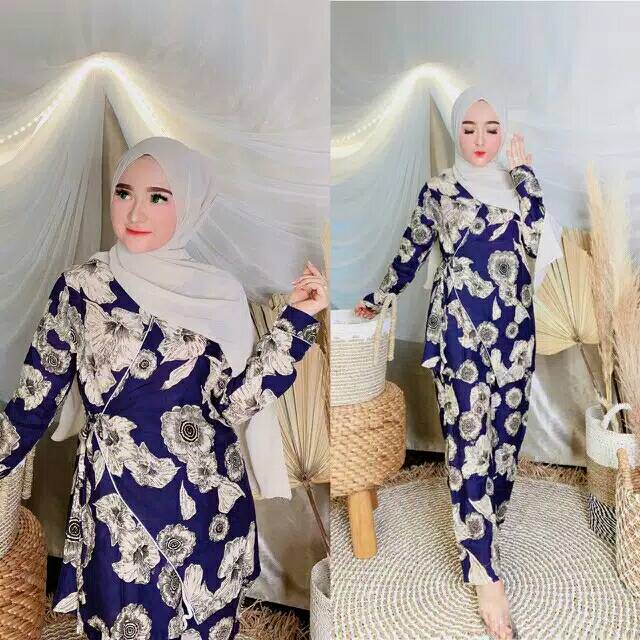 Setelan Piyama Rayon | Kimono by Shellasaukia Original