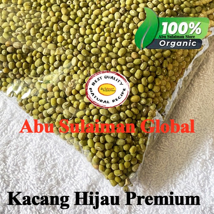

Q12 Kacang Hijau Organik Premium / Green Beans Super Food Natural 1 Kg Dw51qs