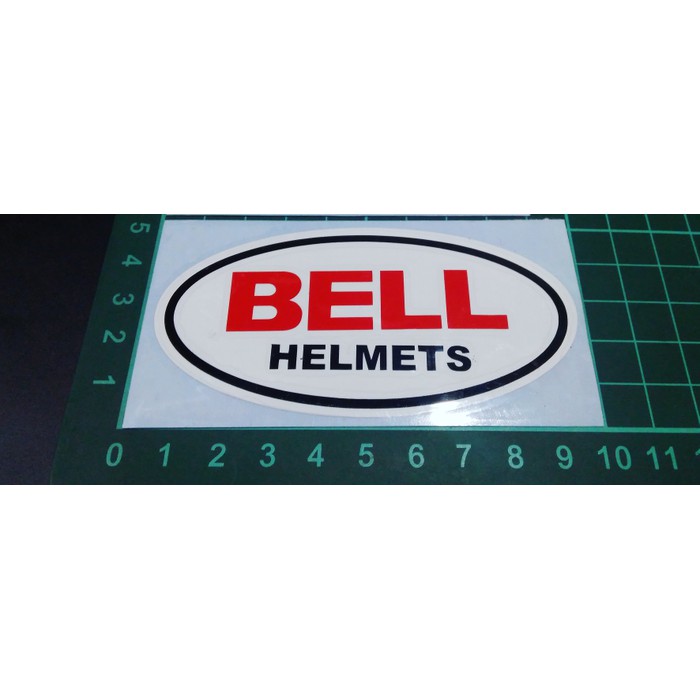 Cutting Sticker helm Logo BELL 10cm