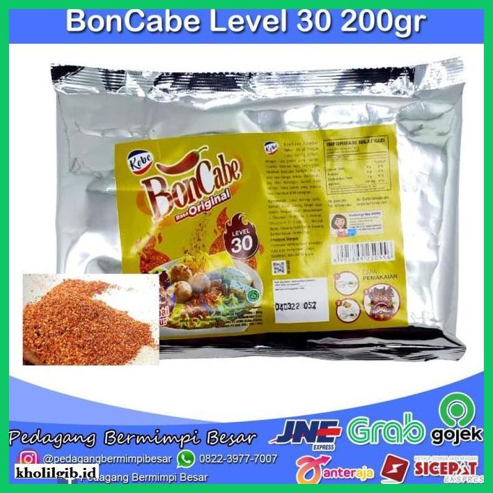 

Aneka-Sambal- Boncabe Level 30 200Gr | Bon Cabe | Cabe Bubuk | Cabai Bubuk -Pedeeeeeezzzzzzz.