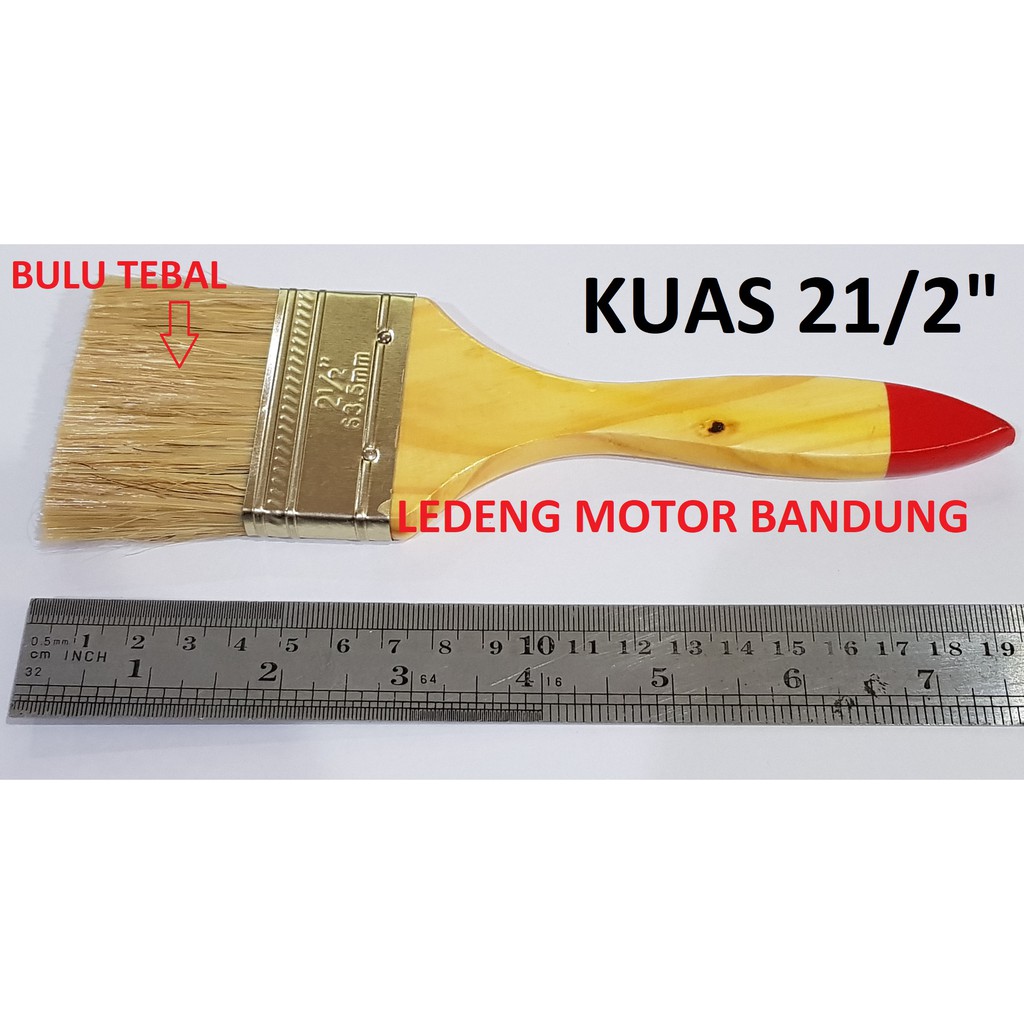 Paint Brush Kuas 2.5 inci Bulu Tebal Cat Serba Guna Multi Fungsi