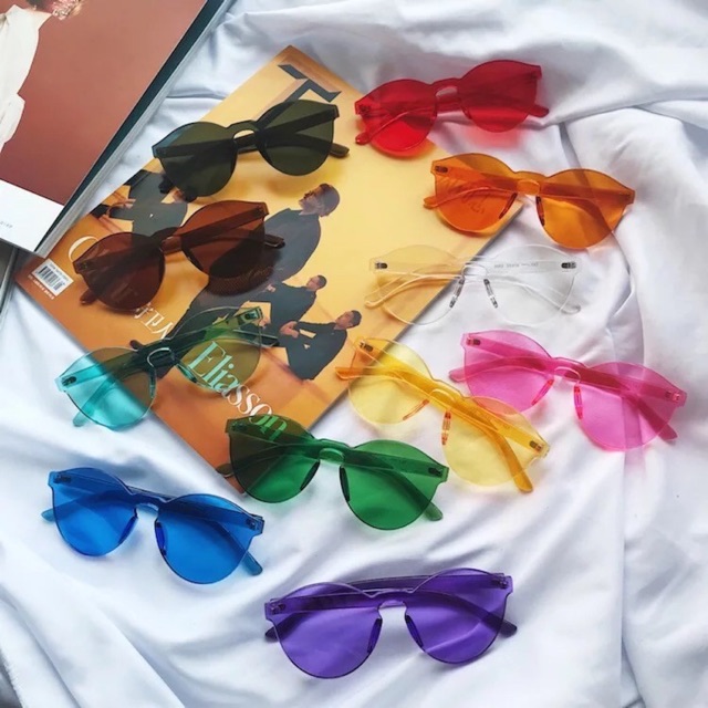 SUNGLASSES CANDY TRANSPARANT ALL COLOR-1004