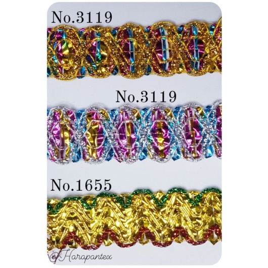 Renda Rose ROL Pinggiran Baju Adat Baju Bodo Renda Hiasan Baju Pesta Baju Adat