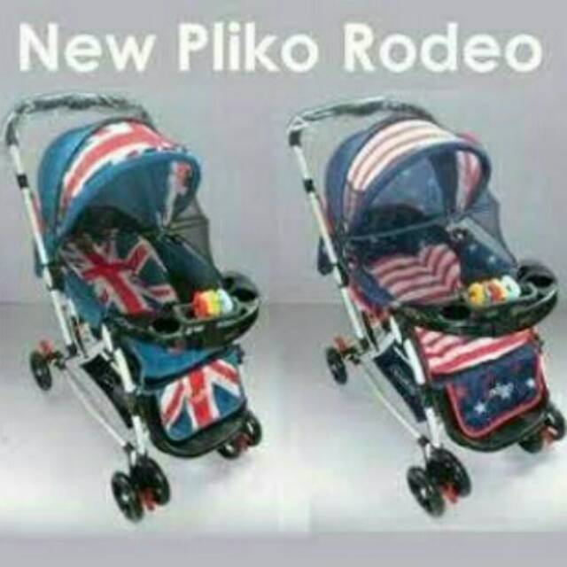 Stroller pliko rodeo bendera inggriss