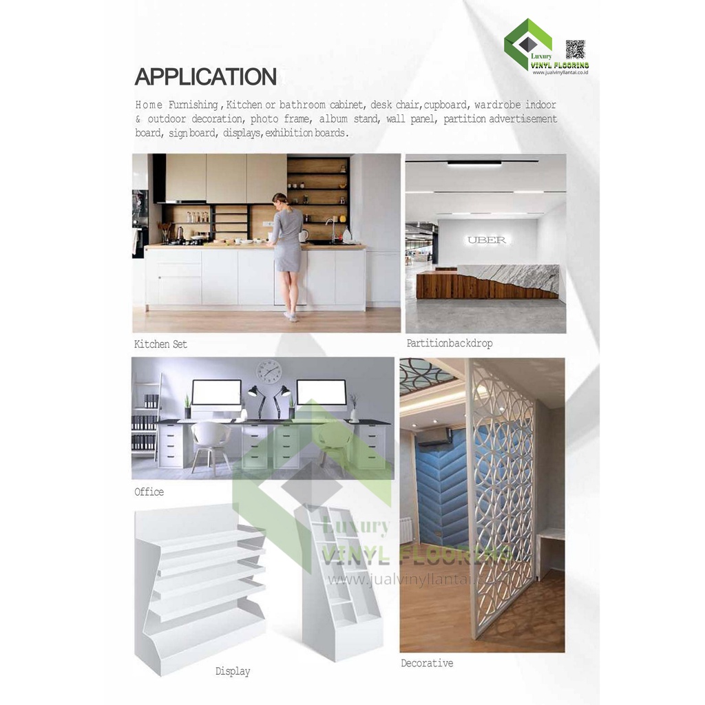 PVC Board/ PVC Foam Board uk. 122 x 244 cm