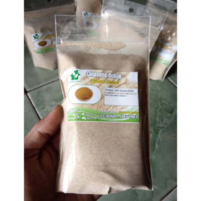 

Gingseng Bubuk Kemasan 100 gram