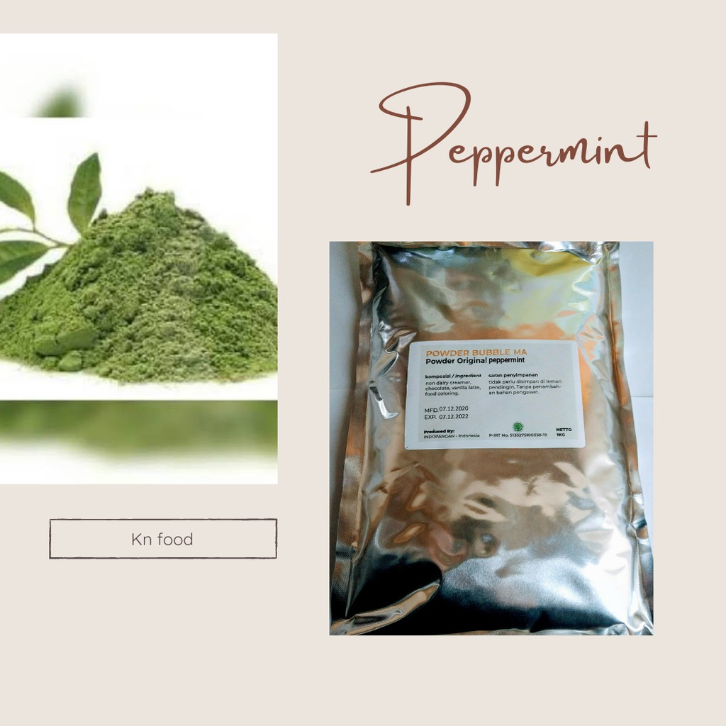 

Premium Powder Rasa Peppermint- Premium Powder Rasa Peppermint-1Kg