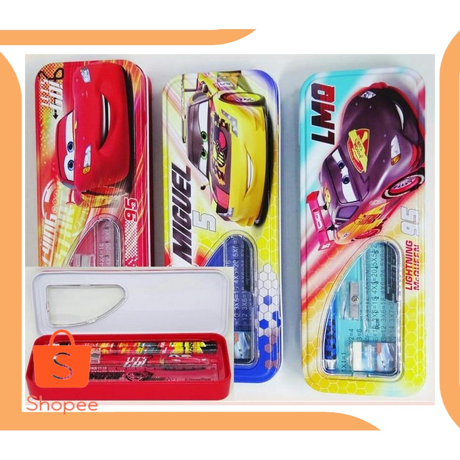 

Unik perkakas Pencil case kaleng isi cars 20DEZ Limited