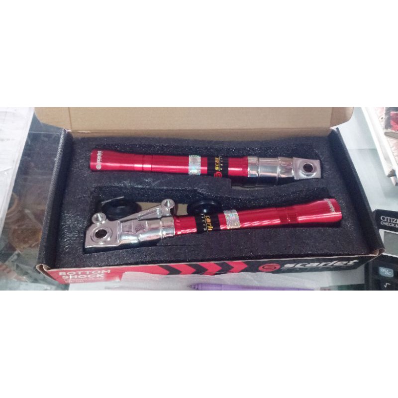 TABUNG SHOCK DEPAN SATRIA FU VARIASI SCARLET