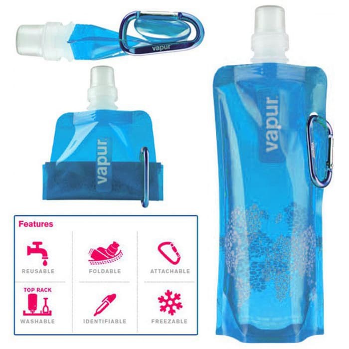  Botol  Plastik Tempat Minum  Lipat  Mini Camping or Hiking 