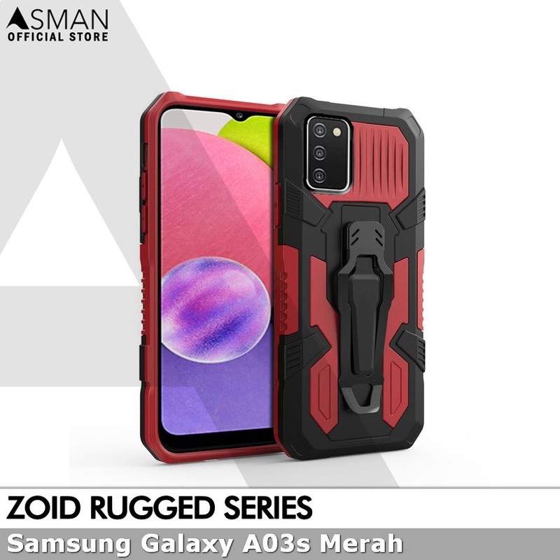 Asman Case Samsung Galaxy A03s Zoid Ruged Armor Premium