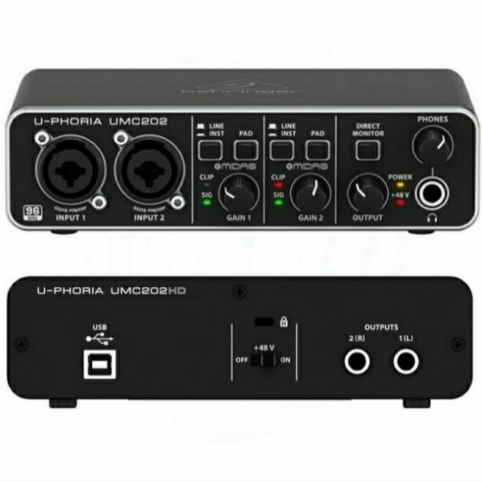 Behringer Soundcard Umc 202hd / UMC-202hd / UMC202hd