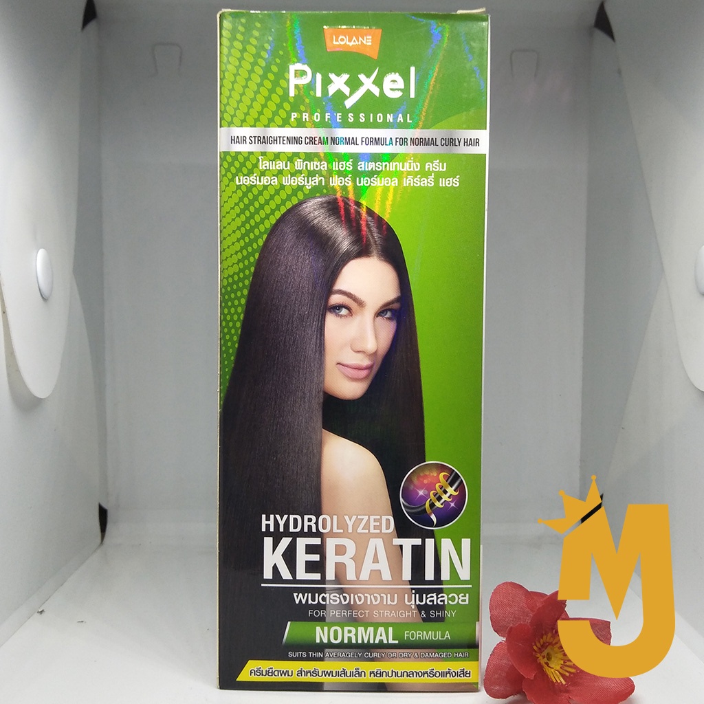 Lolane Pixxel Hair Straightening Cream Hydrolized Keratin 170gr