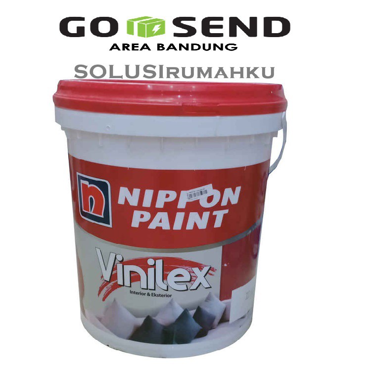 NIPPON VINILEX PAIL 25 KG CAT TEMBOK PUTIH NIPPON PAINT EMBER BESAR WHITE