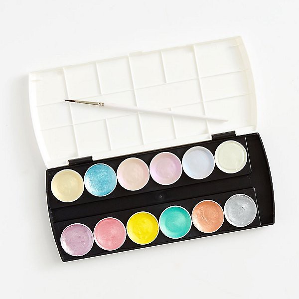 Art Philosophy - Pastel Metallic Accents Watercolor Set