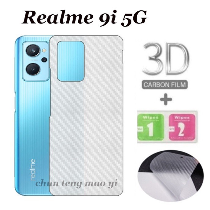 REALME 9i C21Y C25Y ANTI GORES BELAKANG SKIN KARBON MOTIF TRANSPARAN CARBON ANTI JAMUR PELINDUNG BELAKANG  REALME C21Y REALME C25Y C21 Y C25 Y