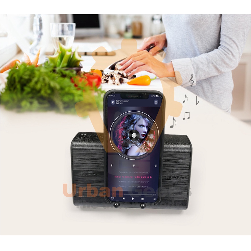 Portable Speaker Phone Soundbar Wireless Induction Speaker with sensor phone Bluedio MS