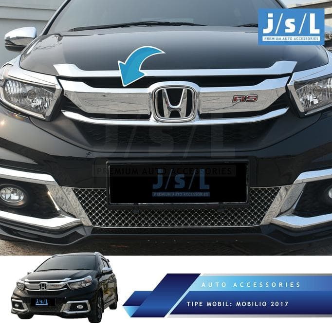 New Mobilio 2017 Grille Cover Chrome Rs/Aksesoris Honda Mobilio