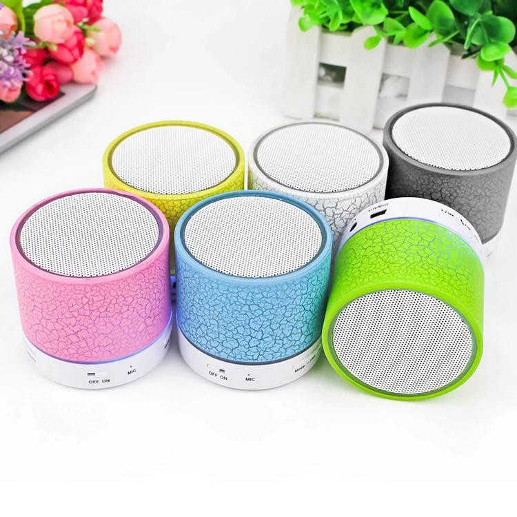 Speaker Bluetooth Lampu Retak Music support USB Flashdisk