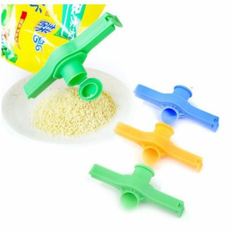 Hai - Klip Segel Plastik Kemasan Klip Snack Segel Corong Penjepit Kemasan Plastik