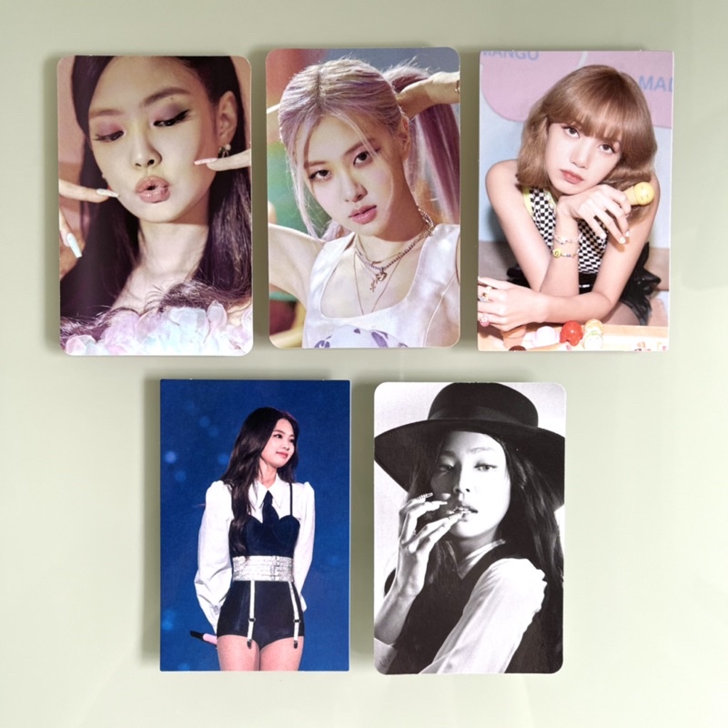 Photocard Blackpink Jennie Rosé Rose Lisa 4+1 IC Ice Cream CD The Show PC IYA In Your Area Seoul Sum