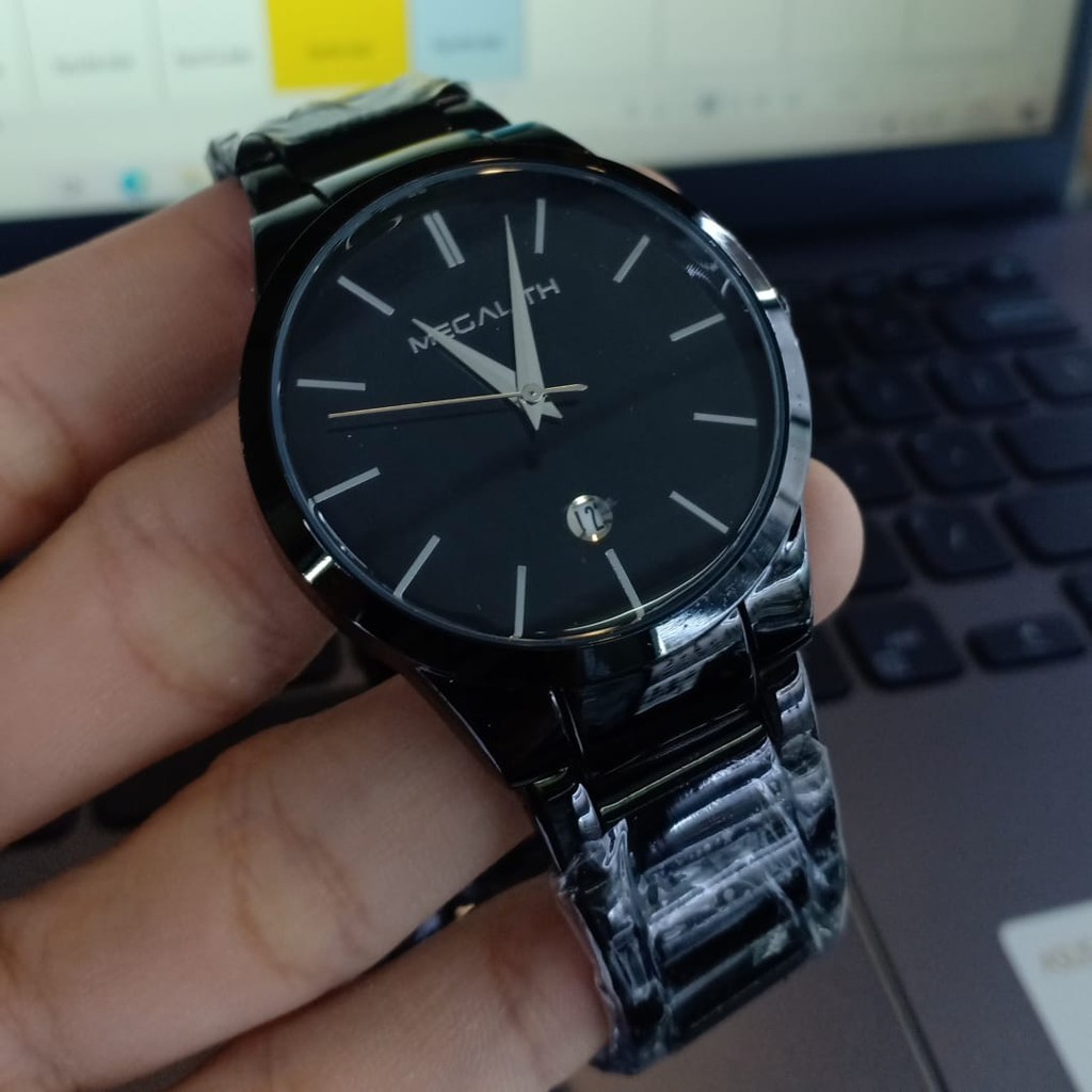 JAM TANGAN PRIA MEGALITH 0072 TANGGAL AKTIF