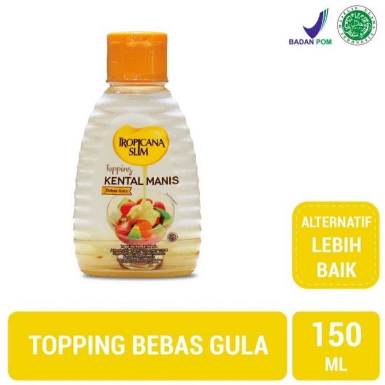 

TROPICANA SLIM TOPPING KENTAL MANIS SUGAR FREE BEBAS GULA