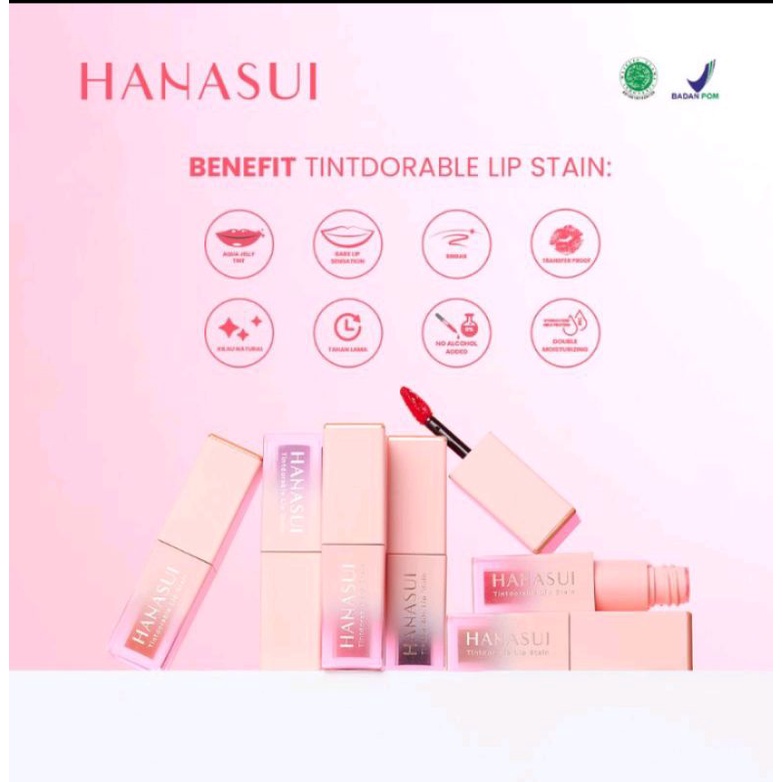 0hanasui tintdorable lip stain / hanasui lip tint / lip tint hanasui / liptint hanasui