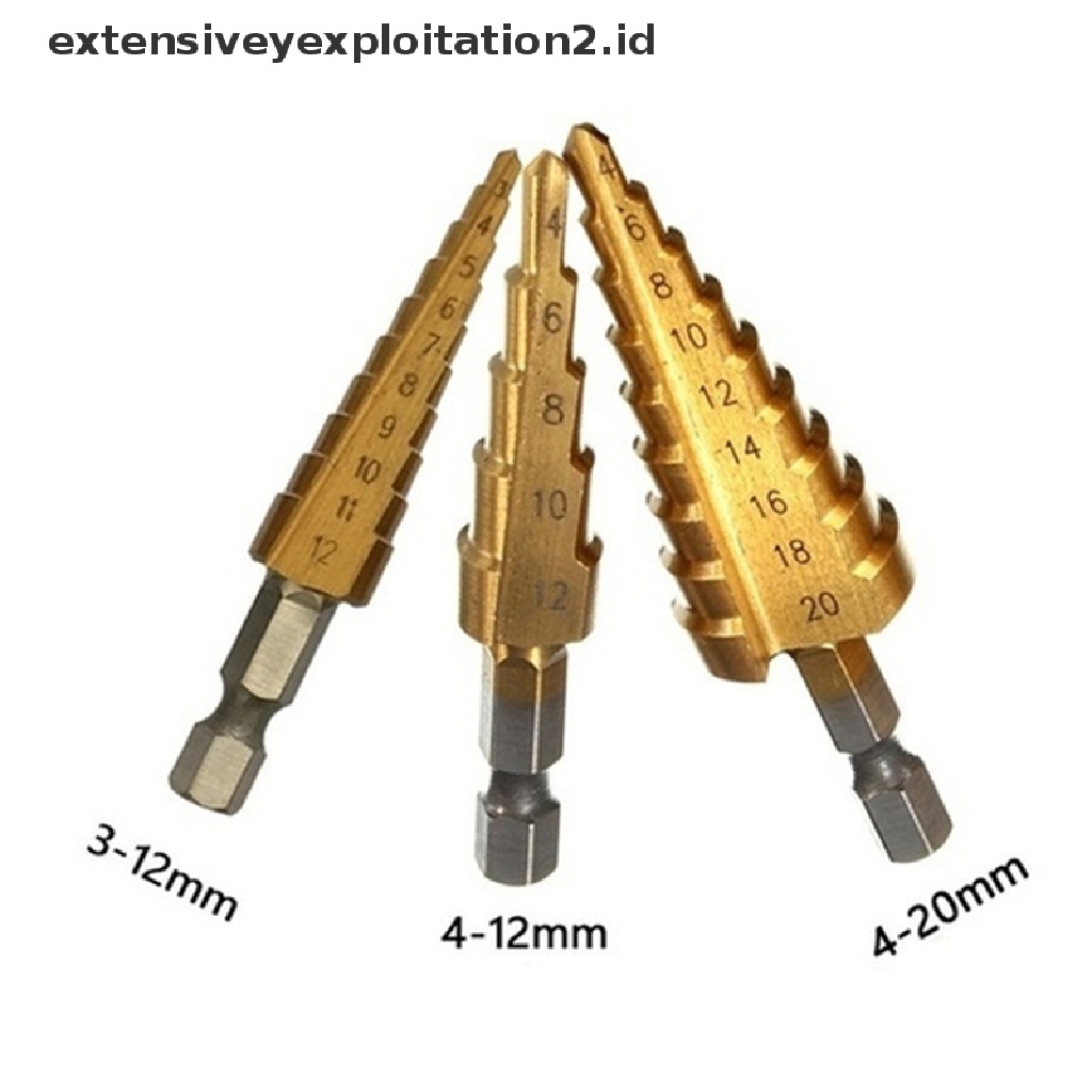 (Hotter) 1/3/5pcs 50ukuran Hss Cobalt Multiple Hole Saw Drill Bit