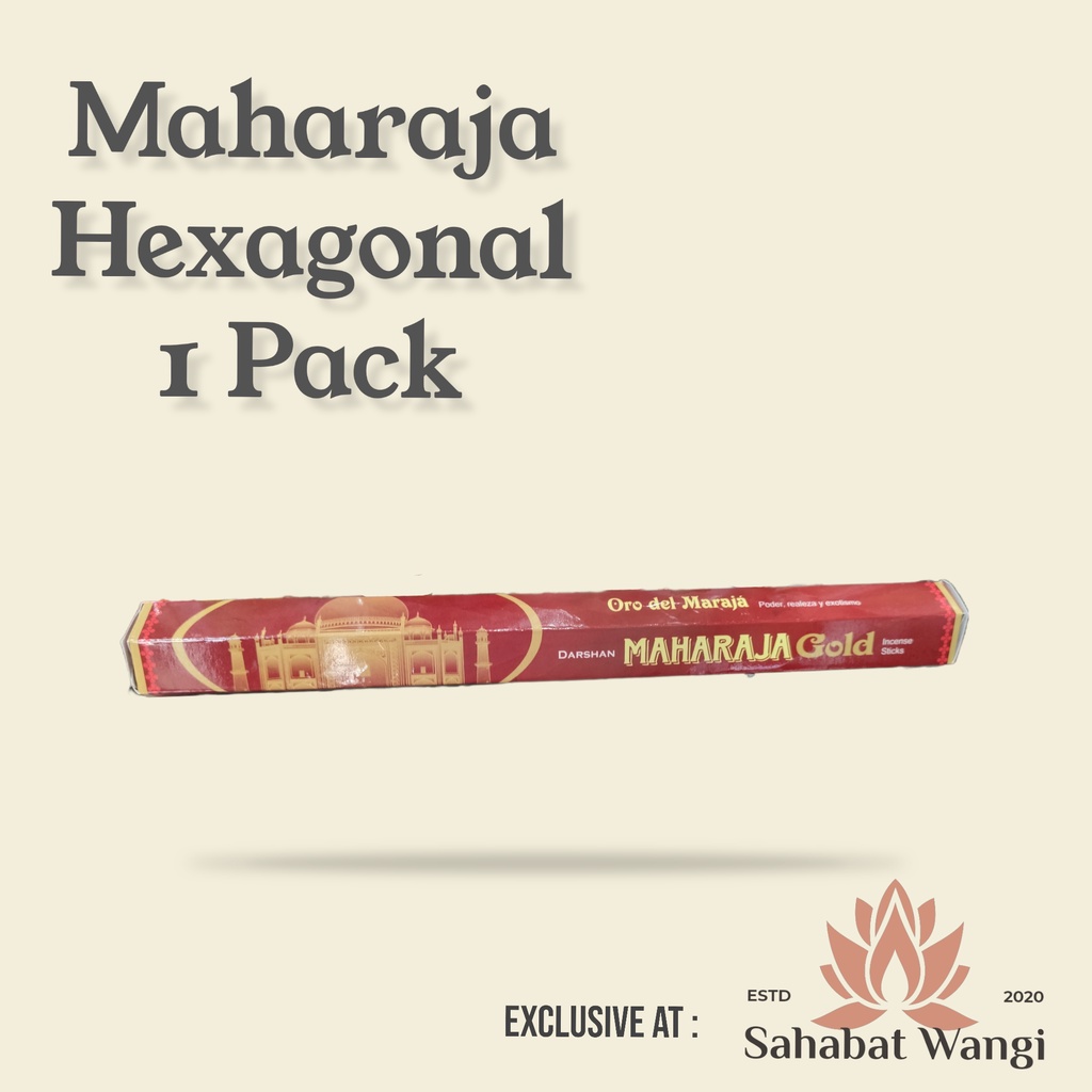 Dupa India Darshan Maharaja Hexa Short Pack 20Stick