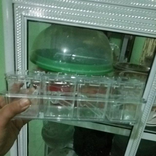 Tempat Bumbu Crystal 1 Set Isi 4