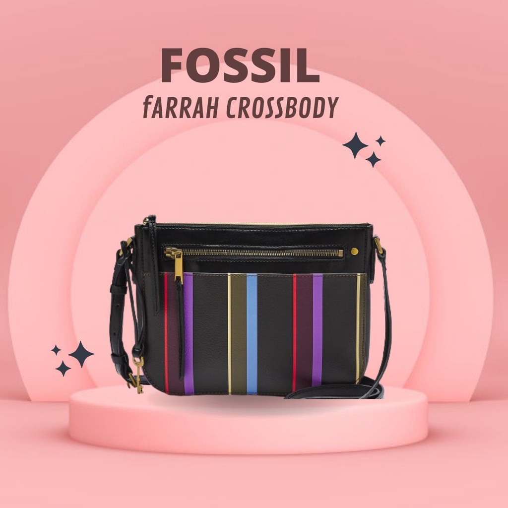Tas Fossil Wanita Farrah Crossbody