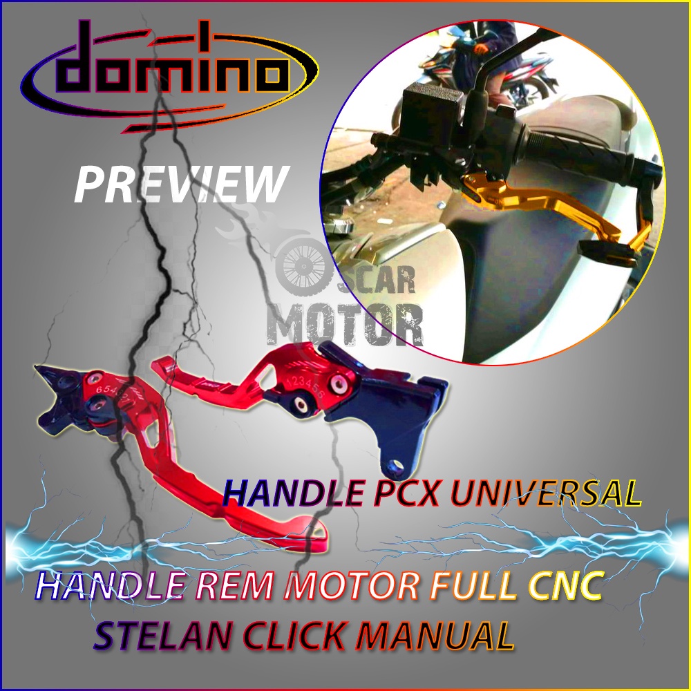 Handle Rem Model Stelan Jarum Ready Buat Pcx UNIVERSAL FULL CNC NEW ZX motor