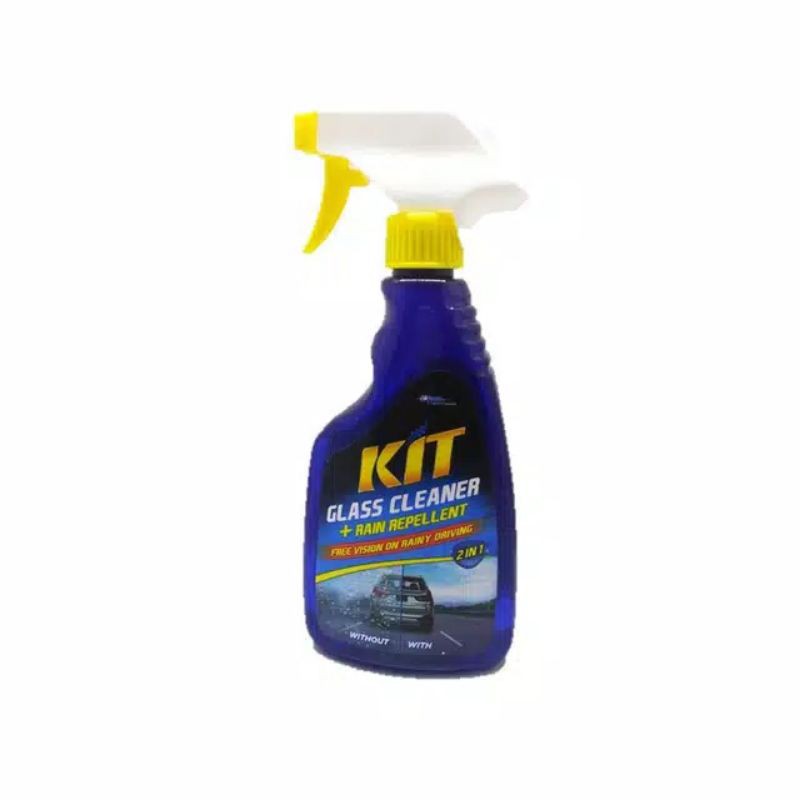 KIT AUTO GLASS CLEANER 500 ML PEMBERSIH KACA MOBIL DALAM &amp; LUAR