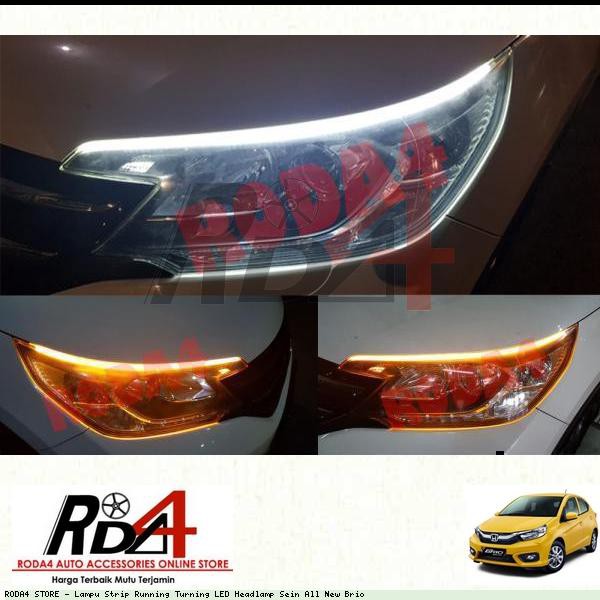 Lampu Strip Running Turning LED Headlamp Sein All New Brio