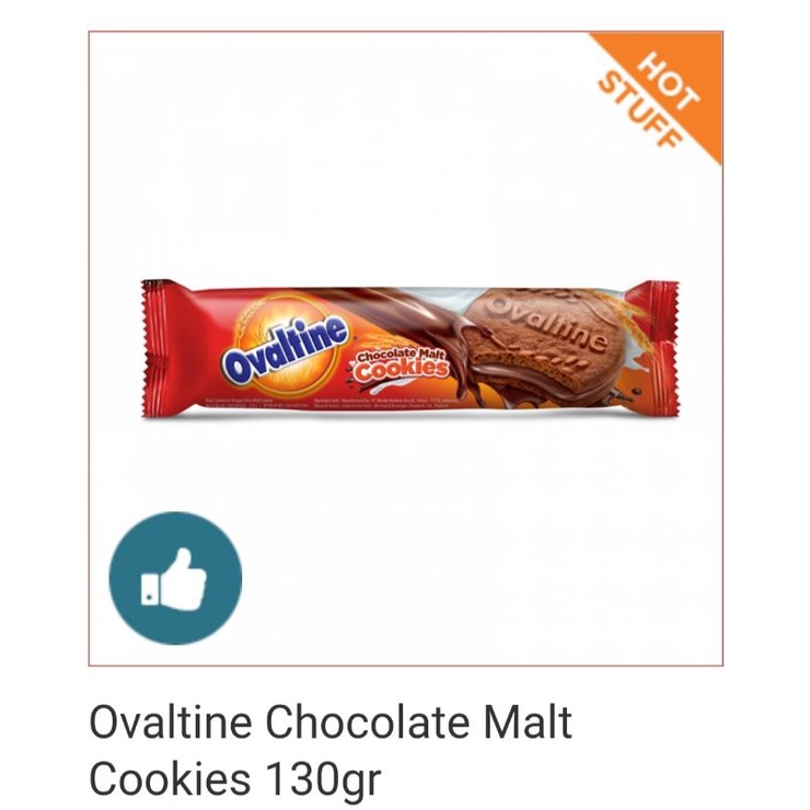 

Nissin Ovaltine Chocolate Malt Cookies 130gr