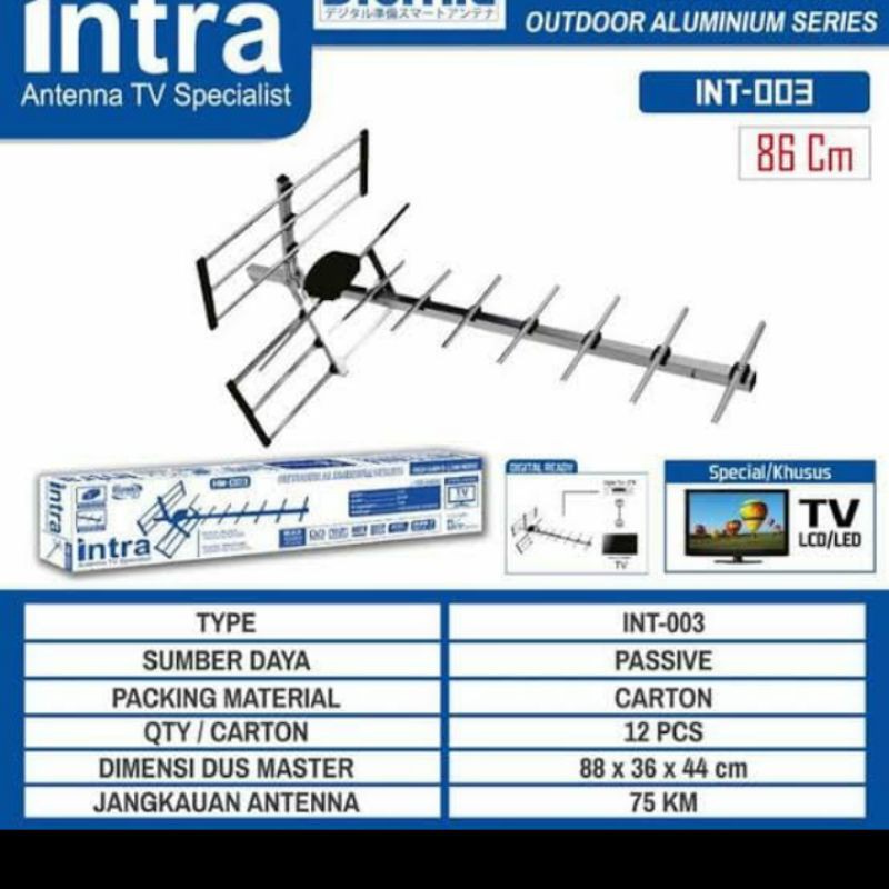 INTRA HM 003 ANTENA TV OUTDOOR DIGITAL