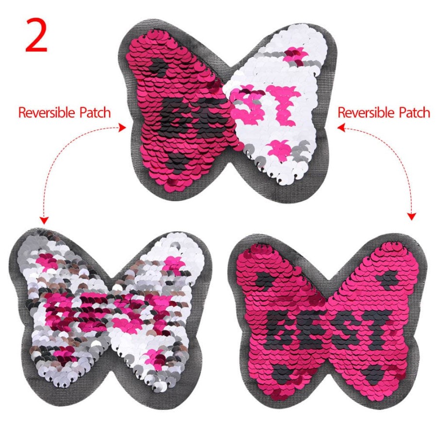 Bowknot Reversible Sequin Patch