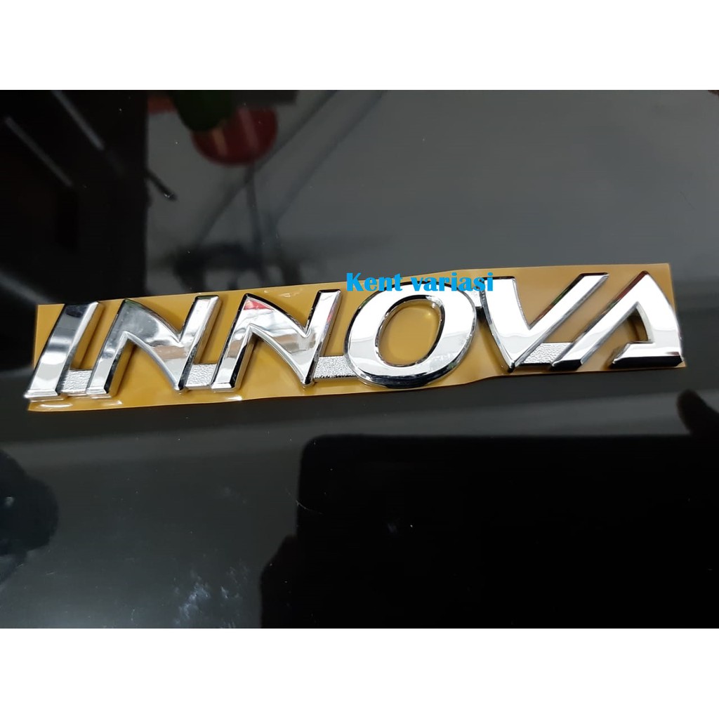 Emblem Logo Tulisan Bagasi Belakang Innova