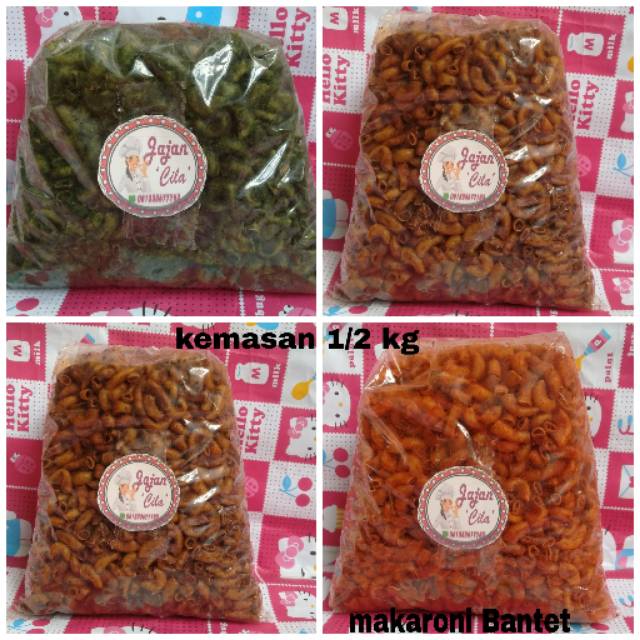 

MAKARONI GORENG RASA By Jajan Cila kemasan 500 GR