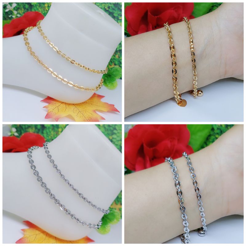 Gelang Kaki &amp; Tangan Xuping Lapis Emas 18k